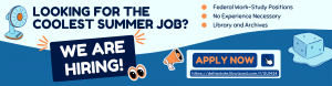 Hiring for Summer 2024. Click the banner for details.