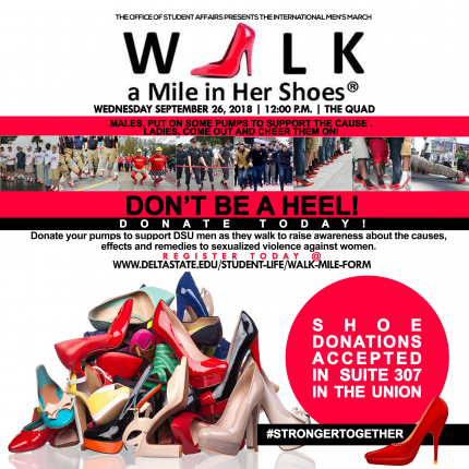 Walk a Mile in Her Shoes - News and Events