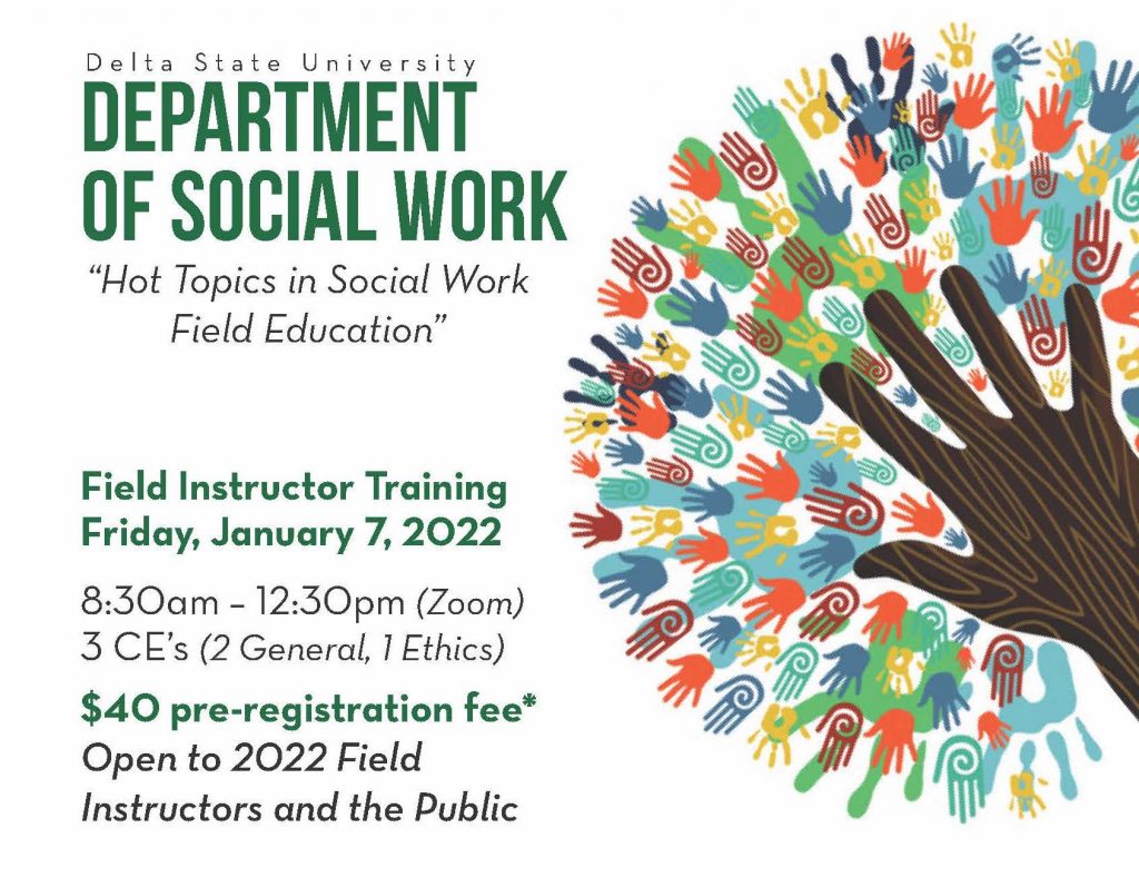 DSU Social Work Dept. to host Annual Field Instructor Training Jan. 7